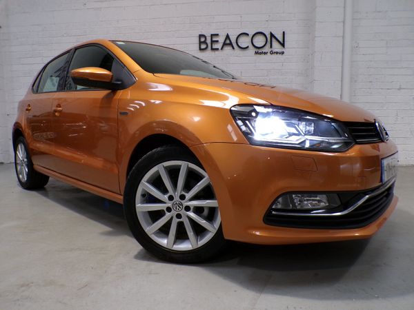 Volkswagen Polo Hatchback, Petrol, 2017, Orange
