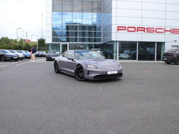 Porsche Taycan Saloon, Electric, 2025, Purple