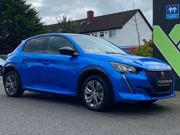 Peugeot 208 Hatchback, Electric, 2022, Blue