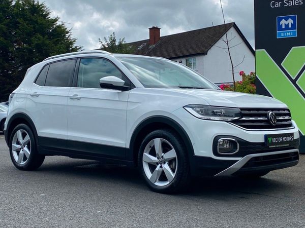Volkswagen T-Cross SUV, Petrol, 2021, White