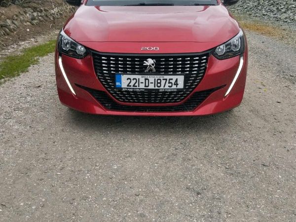 Peugeot 208 Hatchback, Petrol, 2022, Red