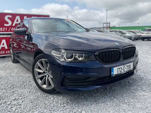 BMW 5-Series Saloon, Diesel, 2017, Blue