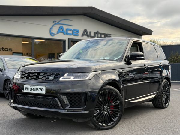 Land Rover Range Rover Sport SUV, Petrol Plug-in Hybrid, 2019, Black