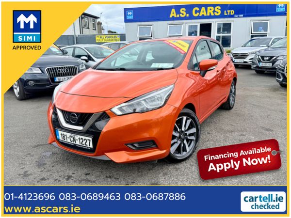 Nissan Micra Hatchback, Petrol, 2018, Orange