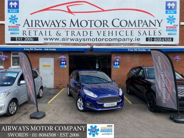 Ford Fiesta Hatchback, Petrol, 2017, Blue