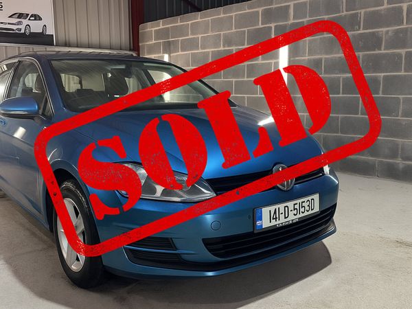 Volkswagen Golf Hatchback, Petrol, 2014, Blue