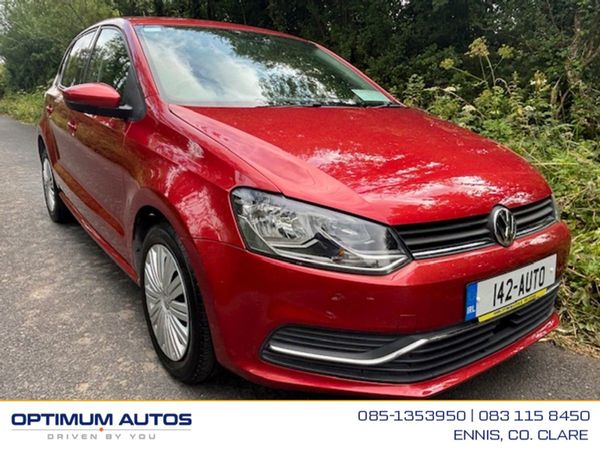 Volkswagen Polo Hatchback, Petrol, 2014, Burgundy
