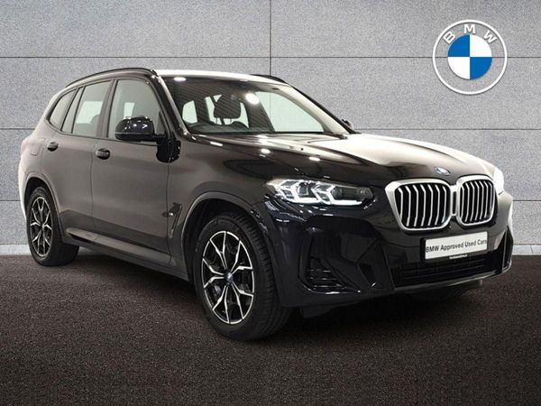 BMW X3 SUV, Petrol Plug-in Hybrid, 2024, Black