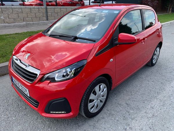 Peugeot 108 Hatchback, Petrol, 2016, Red