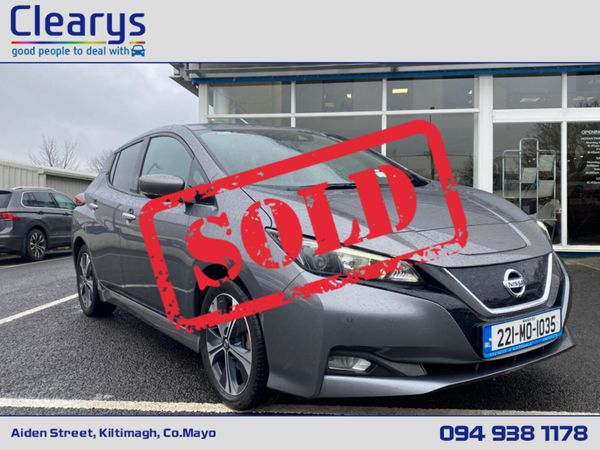 Nissan Leaf Hatchback, Electric, 2022, Grey