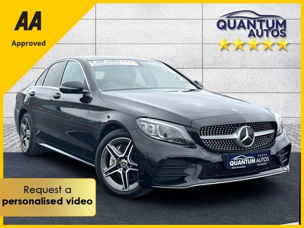 Mercedes-Benz C-Class Saloon, Diesel Plug-in Hybrid, 2020, Black
