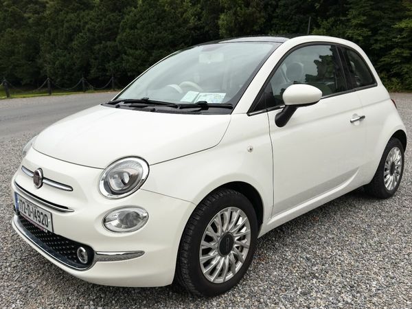 Fiat 500 Hatchback, Petrol, 2017, White