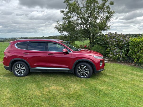 Hyundai Santa Fe SUV, Diesel, 2019, Red