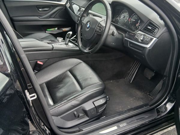 BMW 5-Series Saloon, Diesel, 2012, Black