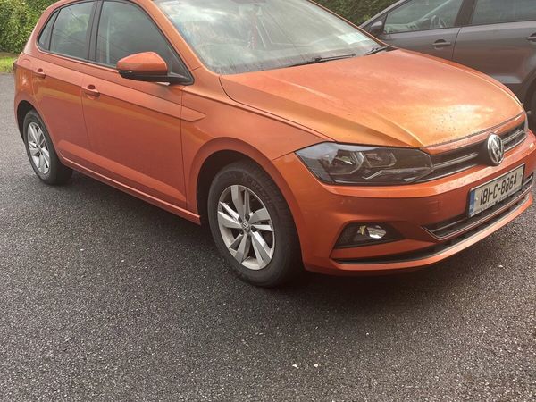 Volkswagen Polo Hatchback, Petrol, 2018, Orange