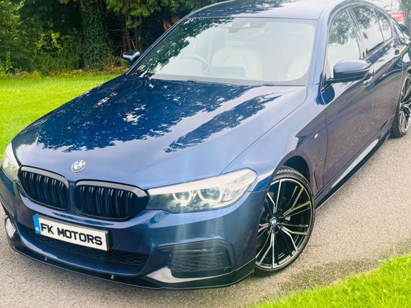BMW 5-Series Saloon, Diesel, 2020, Blue