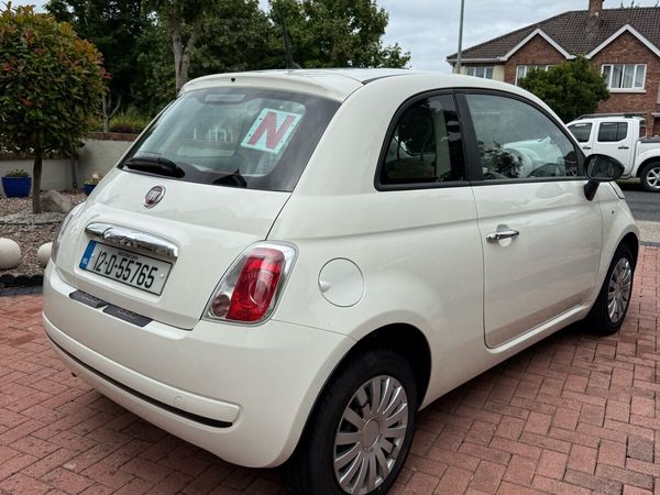 Fiat 500 Hatchback, Petrol, 2012, White