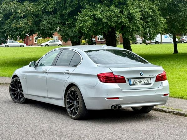 BMW 5-Series Saloon, Diesel, 2013, Silver