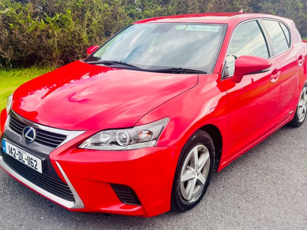 Lexus CT Hatchback, Petrol Hybrid, 2014, Red
