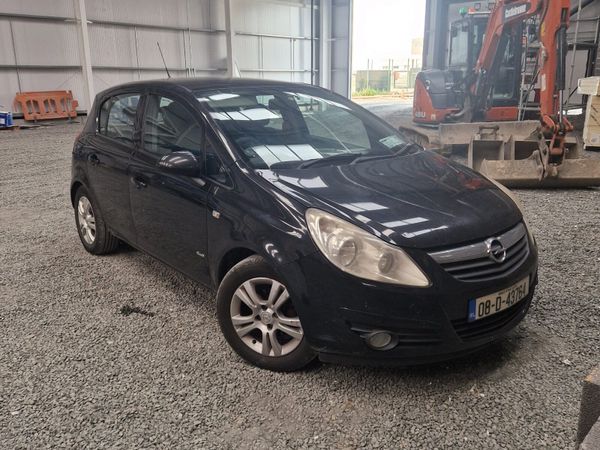 Opel Corsa Hatchback, Petrol, 2008, Black
