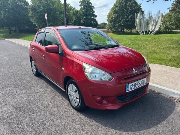 Mitsubishi Mirage Hatchback, Petrol, 2012, Red