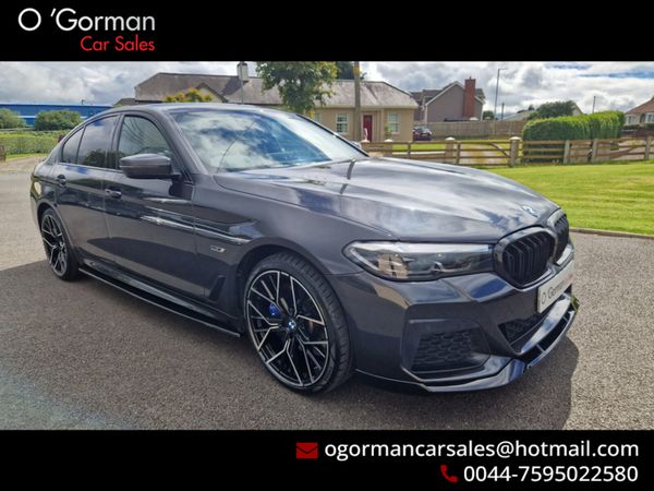 BMW 5-Series Saloon, Petrol Plug-in Hybrid, 2022, Grey