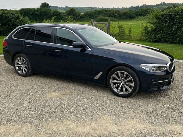 BMW 5-Series Estate, Diesel, 2017, Blue