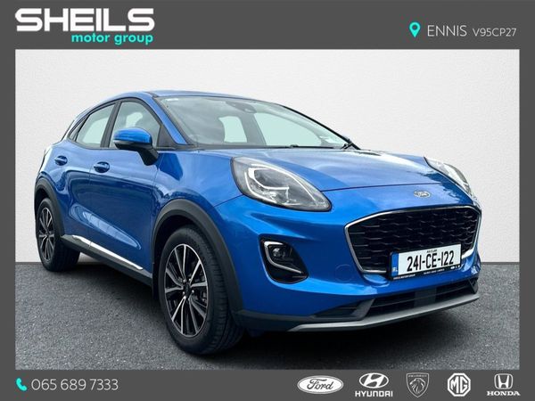 Ford Puma Crossover, Petrol Hybrid, 2024, Blue