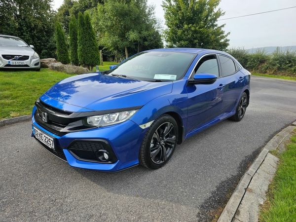 Honda Civic Hatchback, Petrol, 2019, Blue