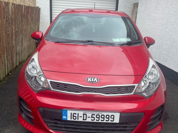 Kia Rio Hatchback, Petrol, 2016, Red