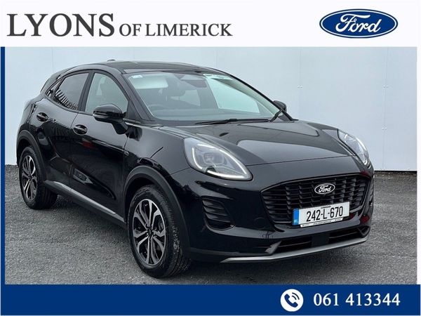Ford Puma MPV, Petrol Hybrid, 2024, Black