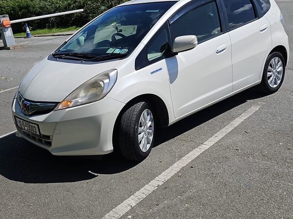 Honda Fit Hatchback, Petrol Hybrid, 2012, White