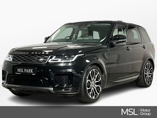Land Rover Range Rover Sport SUV, Petrol Hybrid, 2022, Black