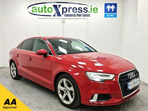 Audi A3 Saloon, Petrol, 2020, Red