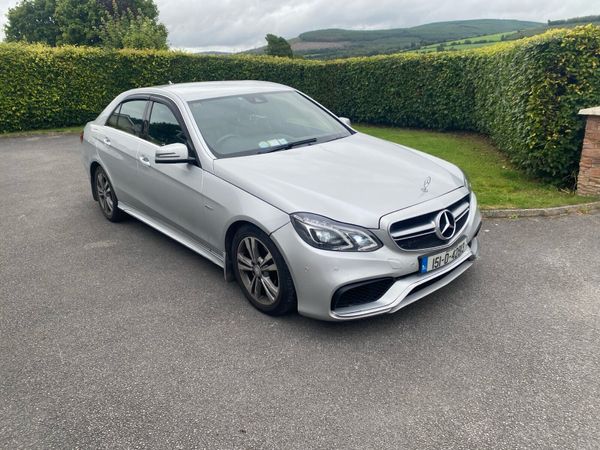 Mercedes-Benz E-Class Saloon, Diesel Hybrid, 2015, Silver