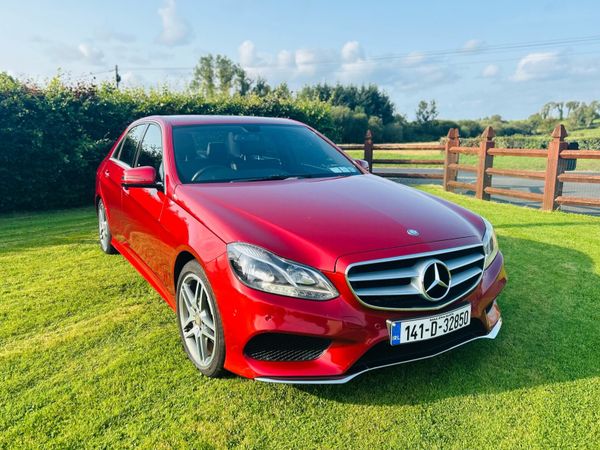 Mercedes-Benz E-Class Saloon, Diesel, 2014, Red