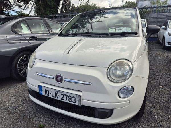 Fiat 500 Convertible, Petrol, 2010, White