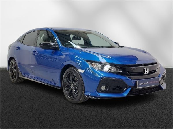 Honda Civic Hatchback, Petrol, 2021, Blue