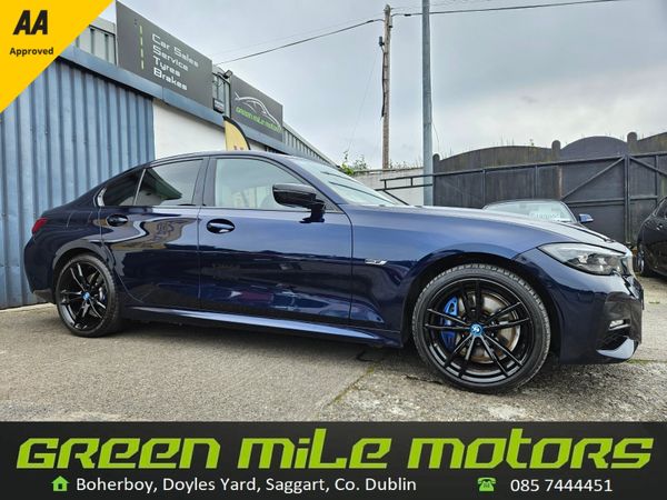 BMW 3-Series Saloon, Petrol Hybrid, 2021, Blue