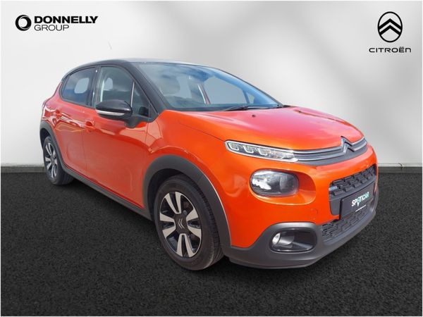 Citroen C3 Hatchback, Petrol, 2017, Orange