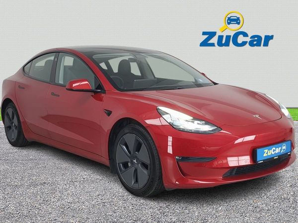 Tesla Model 3 Saloon, Electric, 2021, Red