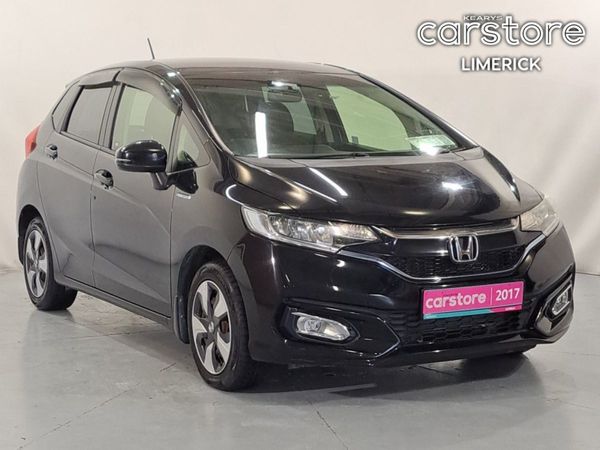 Honda Fit Hatchback, Petrol Hybrid, 2017, Black