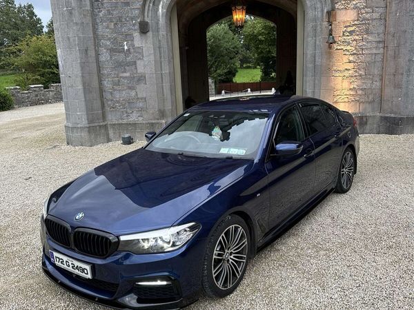 BMW 5-Series Saloon, Diesel, 2017, Blue