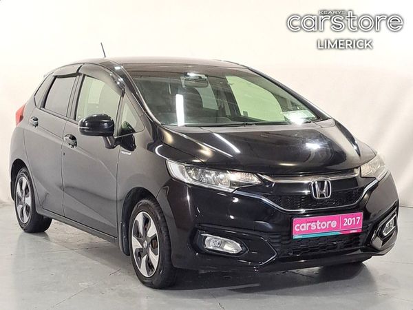 Honda Fit Hatchback, Petrol Hybrid, 2017, Black