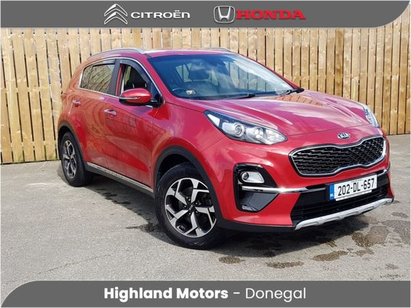 Kia Sportage SUV, Diesel, 2020, Red