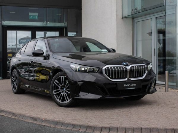BMW 5-Series Saloon, Petrol Plug-in Hybrid, 2025, Black