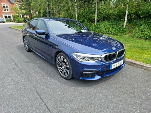 BMW 5-Series Saloon, Diesel, 2017, Blue
