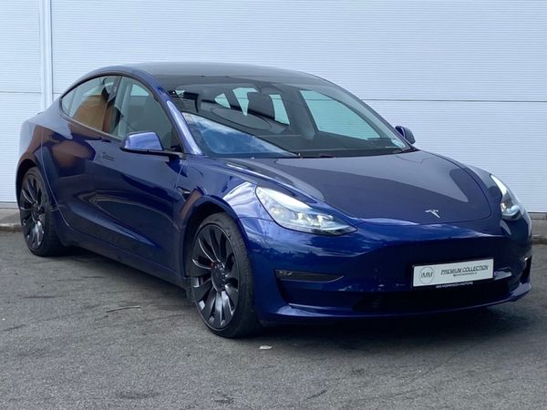 Tesla Model 3 Saloon, Electric, 2022, Blue