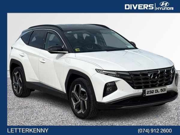 Hyundai Tucson MPV, Petrol Hybrid, 2023, White