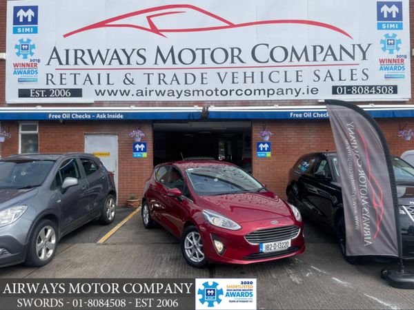 Ford Fiesta Hatchback, Petrol, 2018, Red